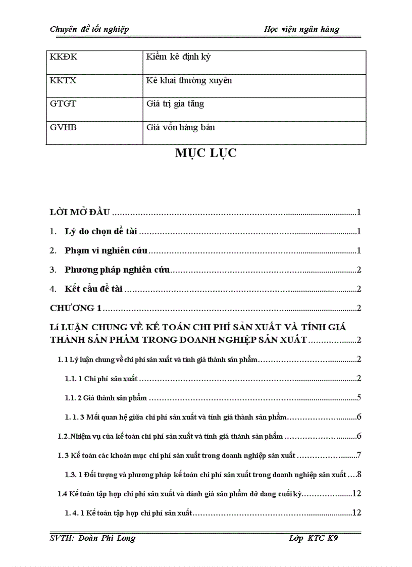 image for page Thực trạng và giải pháp hoàn thiện kế toán chi phí sản xuất và tính giá thành sản phẩm tại Công ty Cổ phần cấp nước Phú Thọ