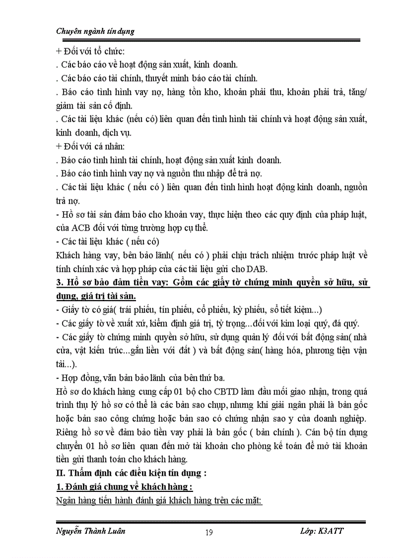 image for page Báo cáo thực tập tốt nghiệp tại Ngân Hàng Đông Á chi nhánh Hà Nội