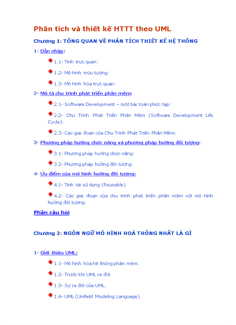 image for page Phân tích và thiết kế HTTT theo UML