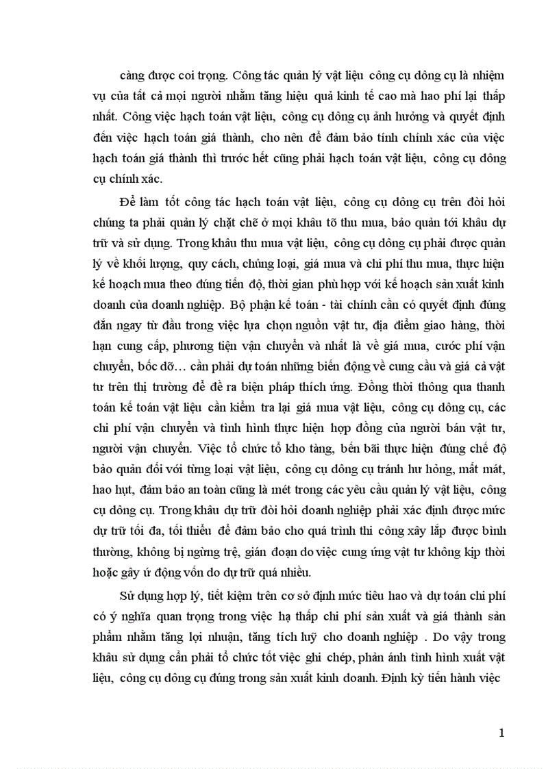 image for page Tổ chức công tác kế toán nguyên vật liệu công cụ dụng cụ ở công ty xây dựng số 19 1