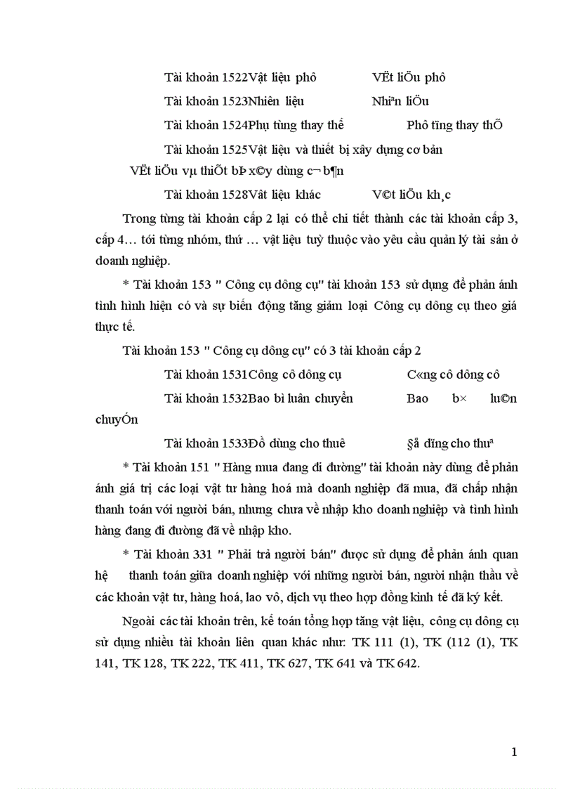 image for page Tổ chức công tác kế toán nguyên vật liệu công cụ dụng cụ ở công ty xây dựng số 19 1