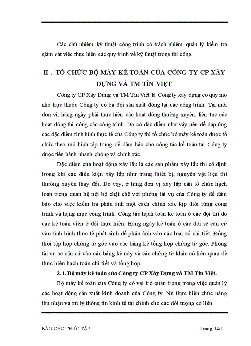 image for page Báo cáo thực tập tổng hợp tại Công ty CP Xây Dựng và TM Tín Việt