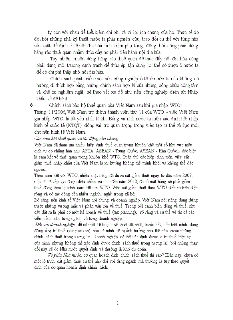 image for page Giả sử một quốc gia tuyên bố rằng họ đang điều chỉnh chính sách thương mại quốc tế theo xu hướng tự do hóa thương mại bằng cách Giảm thuế quan đối với đầu vào trung gian trong khi vẫn giữ nguyên thuế quan đối với hàng hóa thành phẩm Đánh giá của bạn về xu hướng tự do hóa thương mại trong chính sách thương mại quốc tế của quốc gia như thế nào Liêh hệ với ngành công nghiệp ô tô của Việt Nam