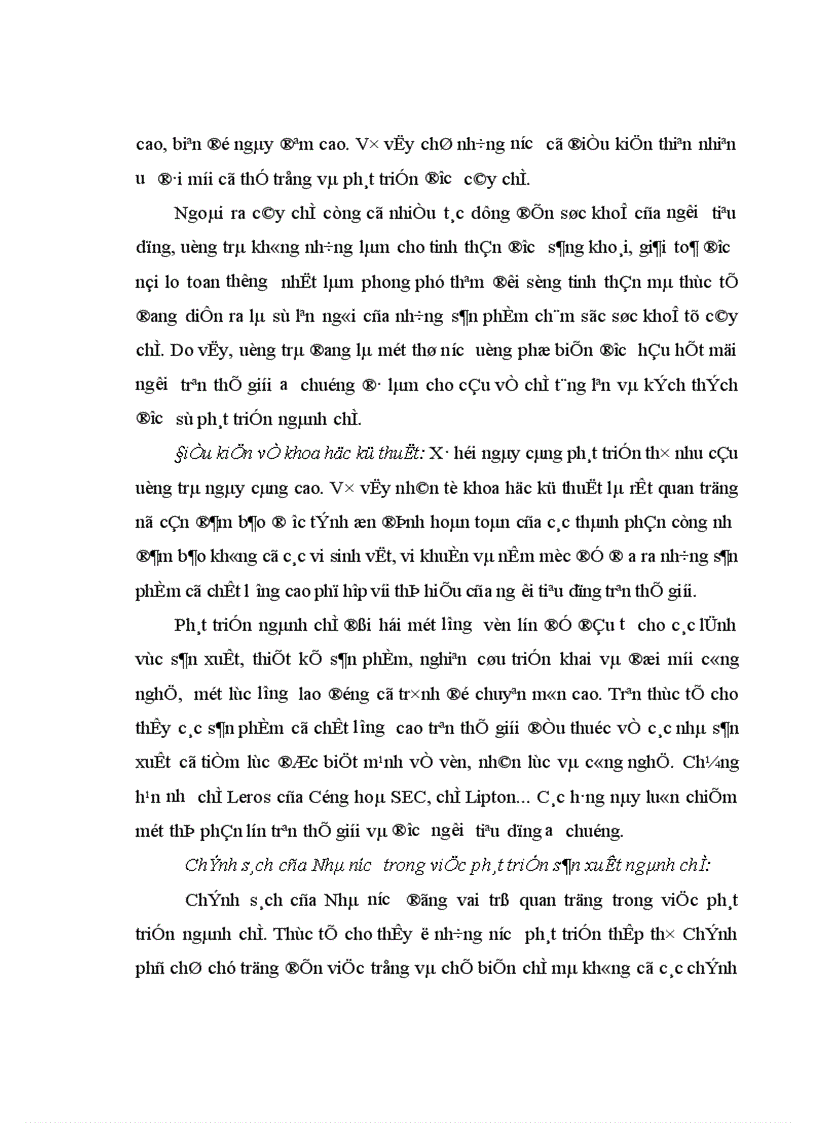 image for page Phát triển ngành chè Việt Nam trong qúa trình hội nhập kinh tế Quốc tế