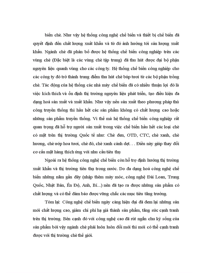 image for page Phát triển ngành chè Việt Nam trong qúa trình hội nhập kinh tế Quốc tế