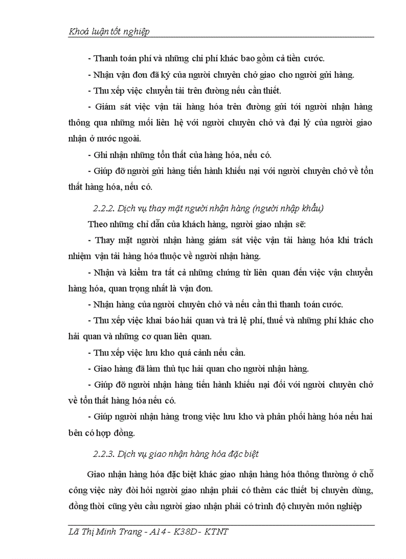image for page Giao nhận hàng hóa quốc tế bằng đường biển tại Công ty giao nhận kho vận ngoại thương VIETRANS