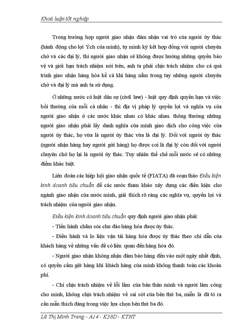 image for page Giao nhận hàng hóa quốc tế bằng đường biển tại Công ty giao nhận kho vận ngoại thương VIETRANS