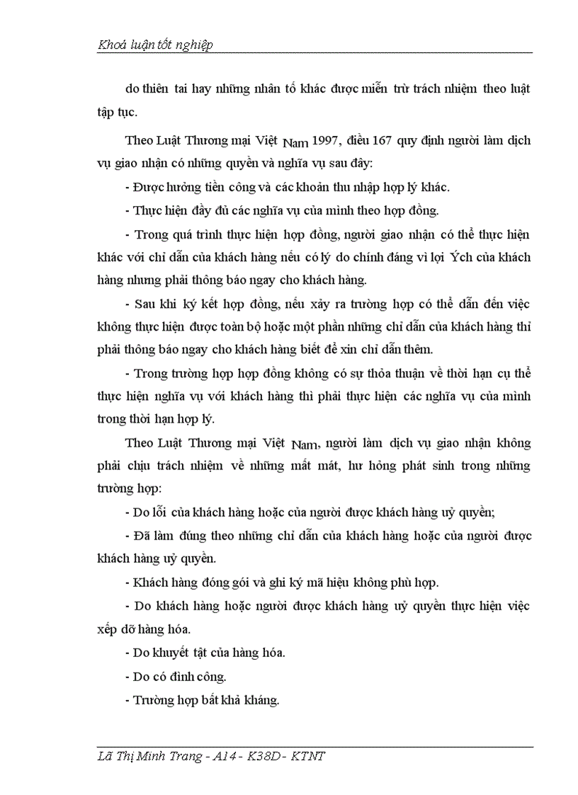 image for page Giao nhận hàng hóa quốc tế bằng đường biển tại Công ty giao nhận kho vận ngoại thương VIETRANS
