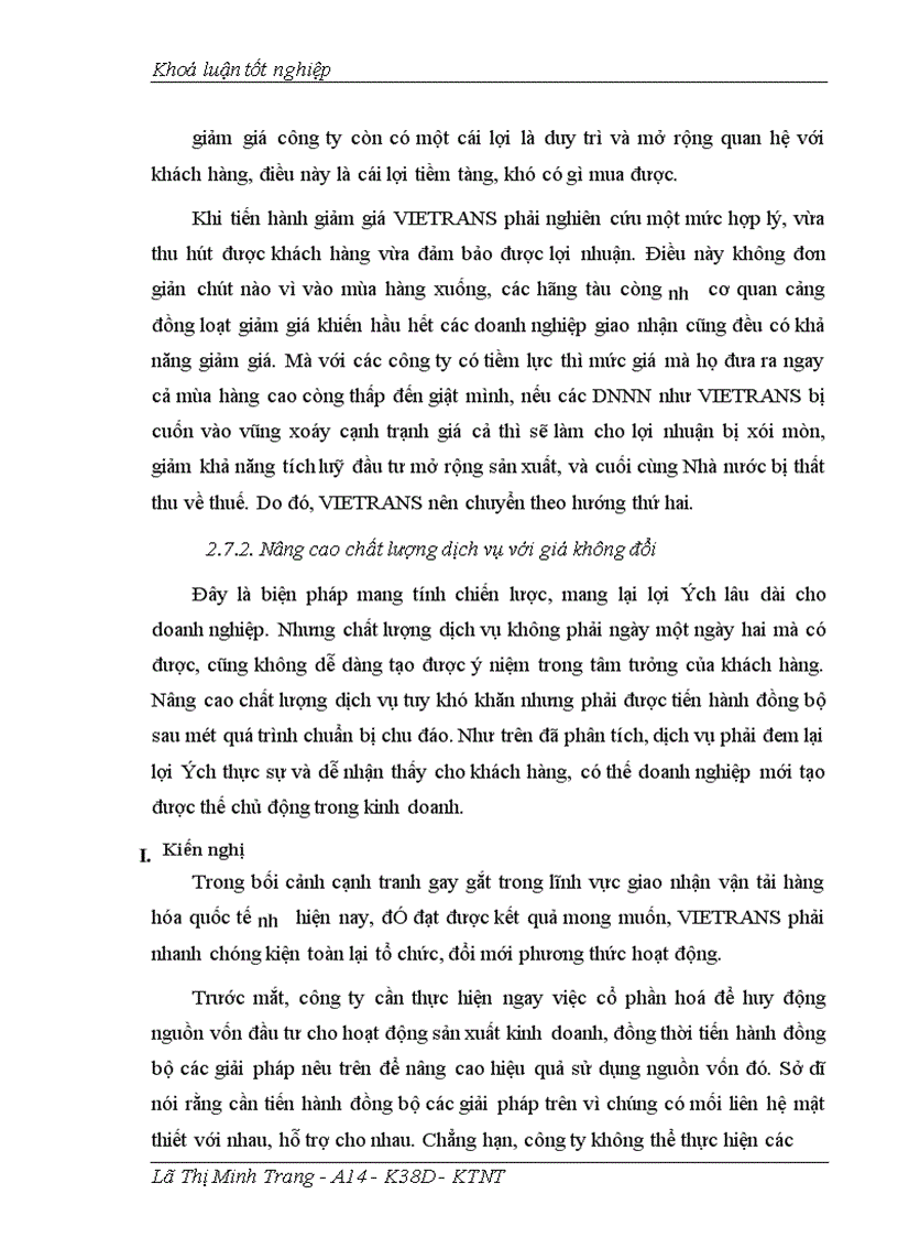 image for page Giao nhận hàng hóa quốc tế bằng đường biển tại Công ty giao nhận kho vận ngoại thương VIETRANS