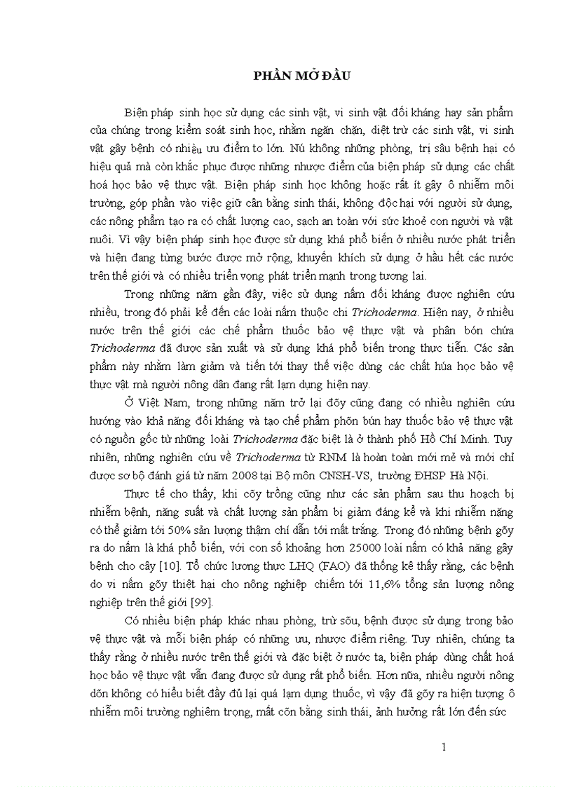 image for page Nghiên cứu khả năng đối kháng và tiềm năng ứng dụng của một số chủng Trichoderma phân lập từ RNM trên một số nấm bệnh thực vật 1