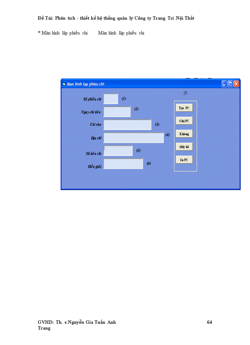 image for page Phân tích thiết kế hệ thống quản lý Công ty Trang Trí Nội Thất 1