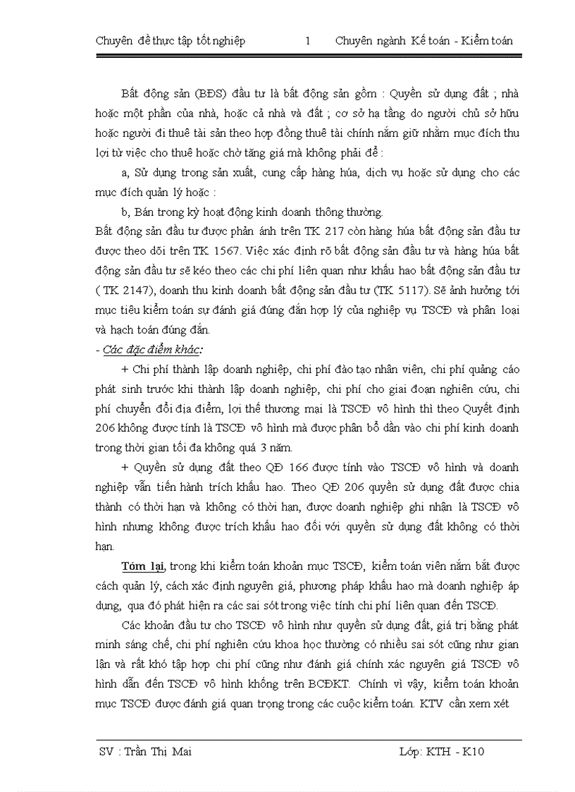 image for page Hoàn thiện quy trình kiểm toán khoản mục tài sản cố định trong kiểm toán báo cáo tài chính do công ty TNHH kiểm toán và định giá Việt Nam thực hiện 1