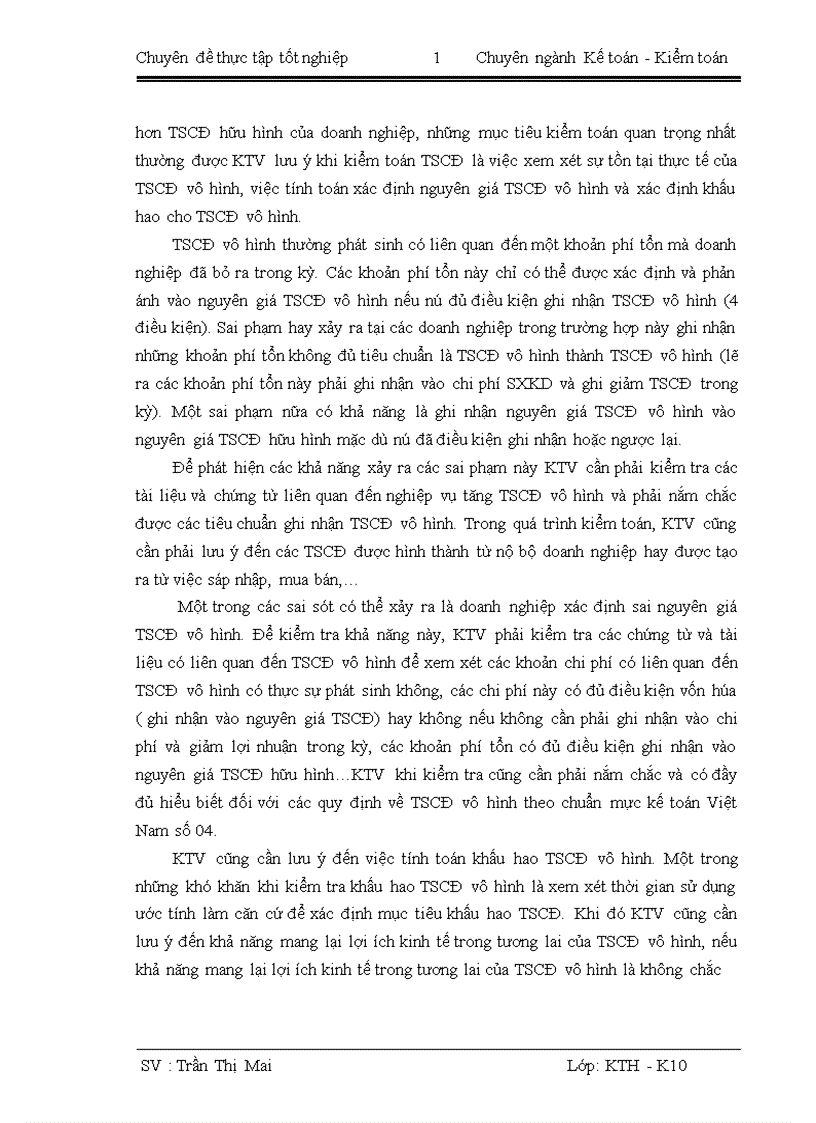 image for page Hoàn thiện quy trình kiểm toán khoản mục tài sản cố định trong kiểm toán báo cáo tài chính do công ty TNHH kiểm toán và định giá Việt Nam thực hiện 1