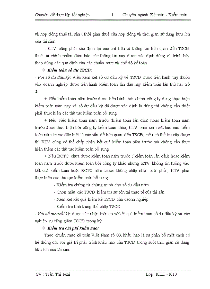 image for page Hoàn thiện quy trình kiểm toán khoản mục tài sản cố định trong kiểm toán báo cáo tài chính do công ty TNHH kiểm toán và định giá Việt Nam thực hiện 1