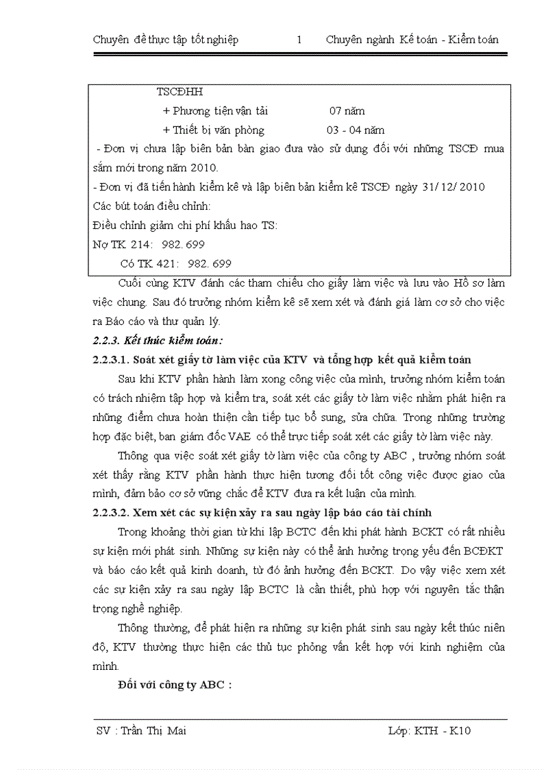 image for page Hoàn thiện quy trình kiểm toán khoản mục tài sản cố định trong kiểm toán báo cáo tài chính do công ty TNHH kiểm toán và định giá Việt Nam thực hiện 1