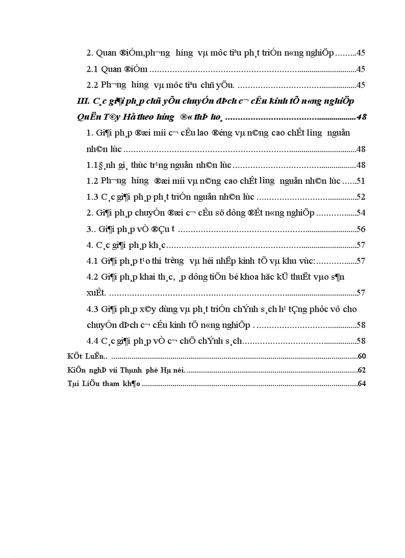 image for page Những định hướng và giải pháp chuyển dịch cơ cấu kinh tế ngành nông nghiệp Quận Tây Hồ theo hướng đô thị hoá