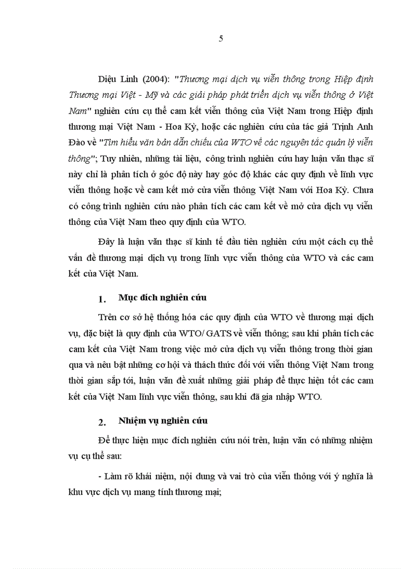 image for page Thương mại dịch vụ trong lĩnh vực viễn thông theo quy định của WTO và các cam kết của Việt Nam 1