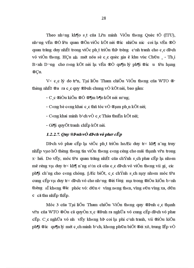 image for page Thương mại dịch vụ trong lĩnh vực viễn thông theo quy định của WTO và các cam kết của Việt Nam 1