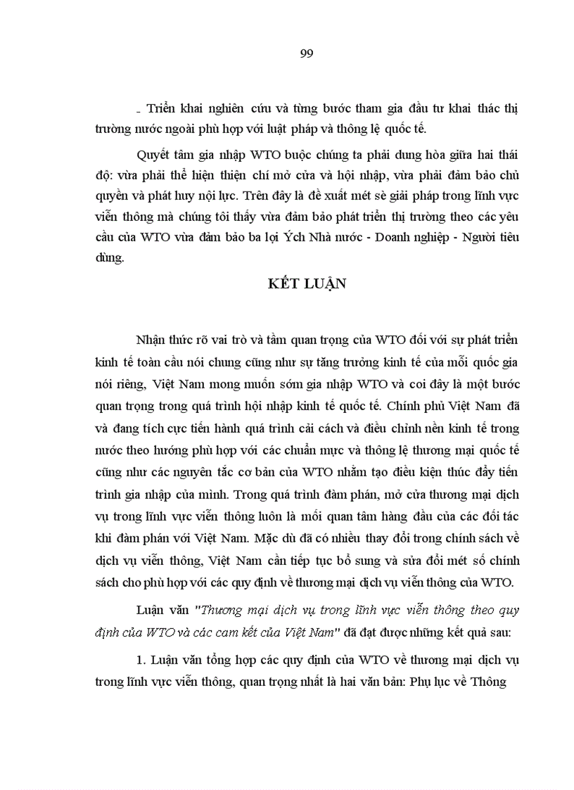 image for page Thương mại dịch vụ trong lĩnh vực viễn thông theo quy định của WTO và các cam kết của Việt Nam 1