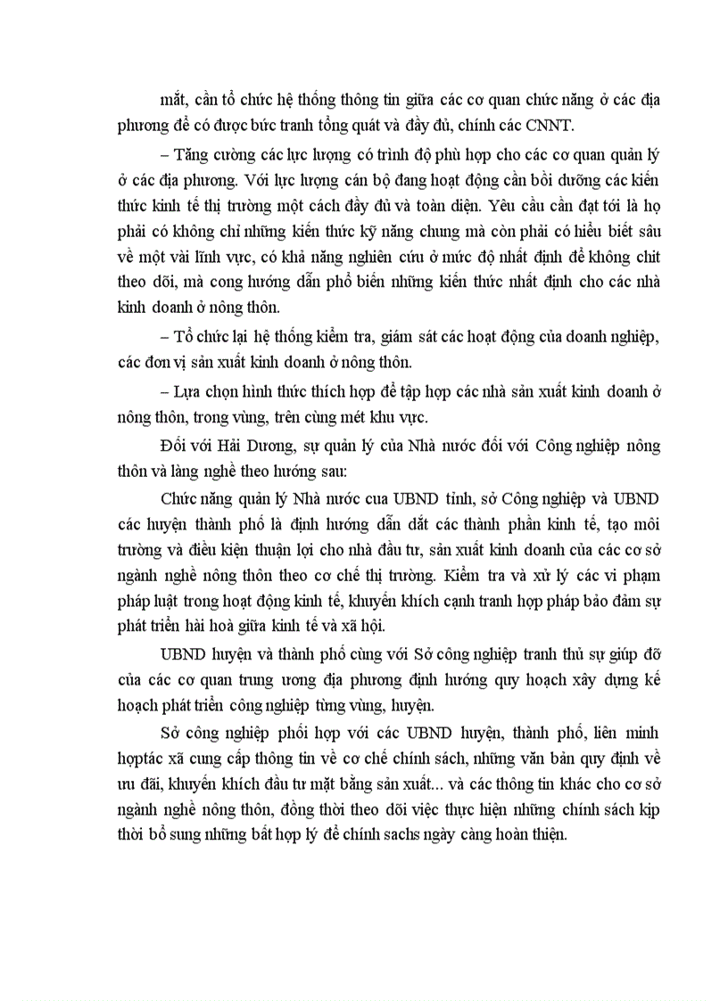 image for page Giải pháp phát triển công nghiệp nông thôn Hải Dương giai đoạn 2001 2010