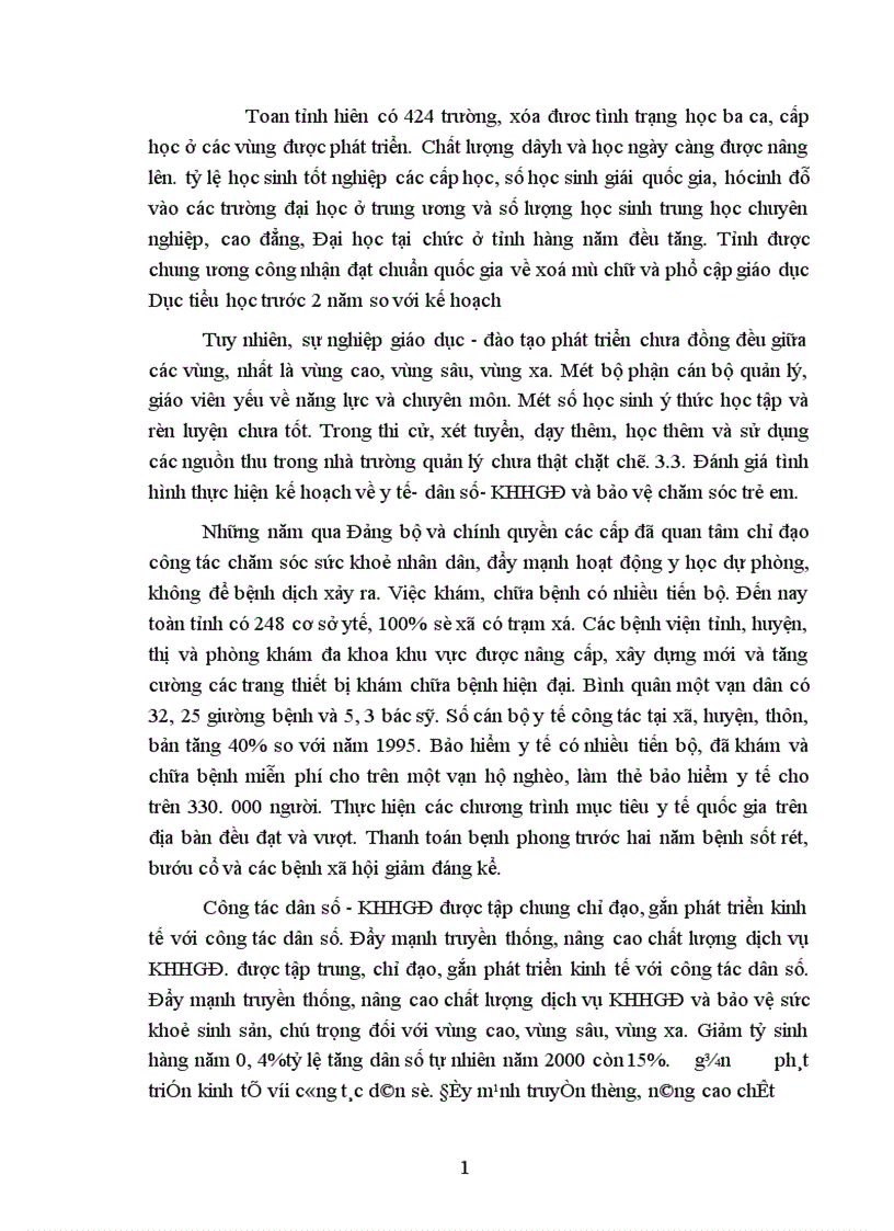 image for page Những giải pháp cơ bản để thực hiện kế hoạch phát triển kinh tế xã hội 5 năm 2001 2005 tỉnh Yên Bái 1