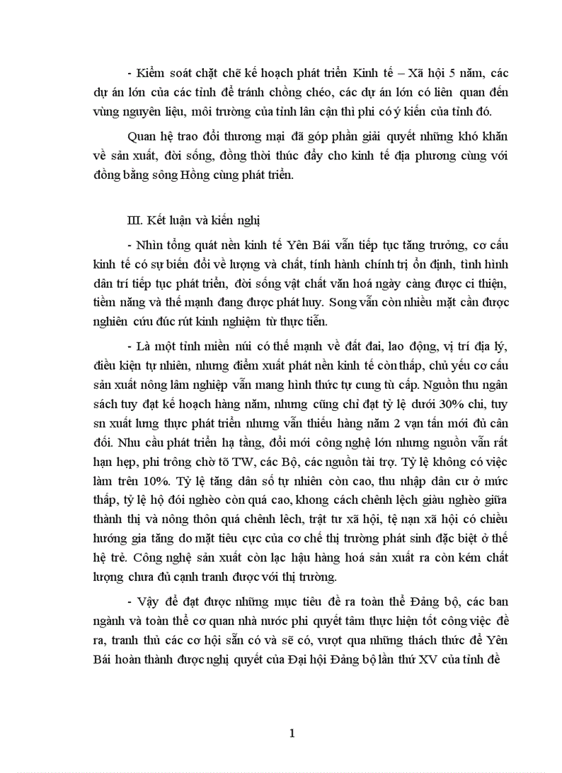 image for page Những giải pháp cơ bản để thực hiện kế hoạch phát triển kinh tế xã hội 5 năm 2001 2005 tỉnh Yên Bái 1