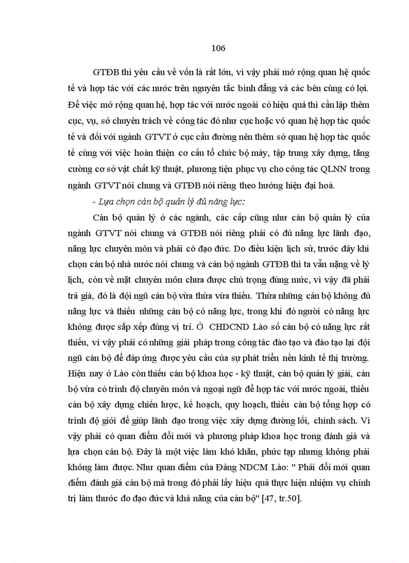 image for page Giải pháp quản lý nhà nước nhằm phát triển giao thông đường bộ ở tỉnh Xa Văn Na Khệt Cộng hoà dân chủ nhân dân Lào