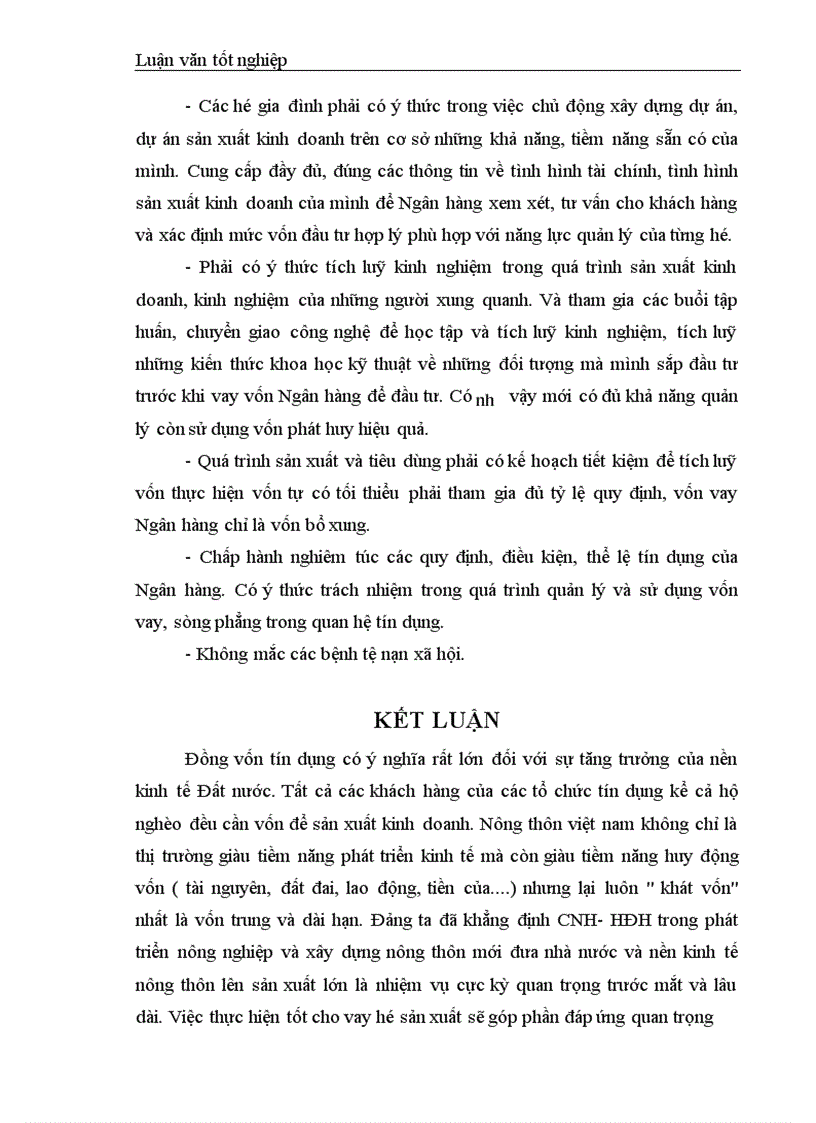 image for page Giải pháp nâng cao hiệu quả cho vay đối với hộ sản xuất ở Ngân hàng nông nghiệp huyện Kinh Môn tỉnh Hải Dương 1