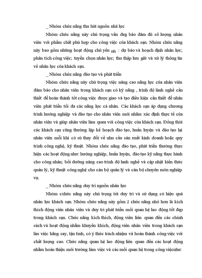 image for page Thực trạng và một số giải pháp nhằm hoàn thiện quản trị nhân lực tại khách sạn Heritage Hà Nội