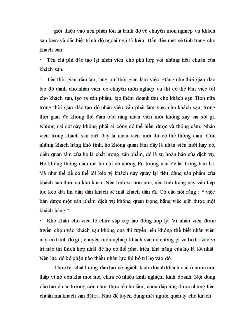 image for page Thực trạng và một số giải pháp nhằm hoàn thiện quản trị nhân lực tại khách sạn Heritage Hà Nội
