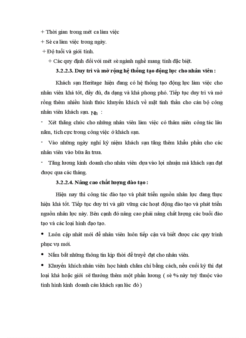 image for page Thực trạng và một số giải pháp nhằm hoàn thiện quản trị nhân lực tại khách sạn Heritage Hà Nội