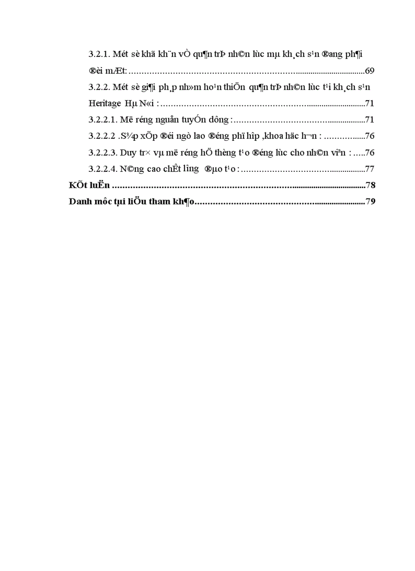 image for page Thực trạng và một số giải pháp nhằm hoàn thiện quản trị nhân lực tại khách sạn Heritage Hà Nội