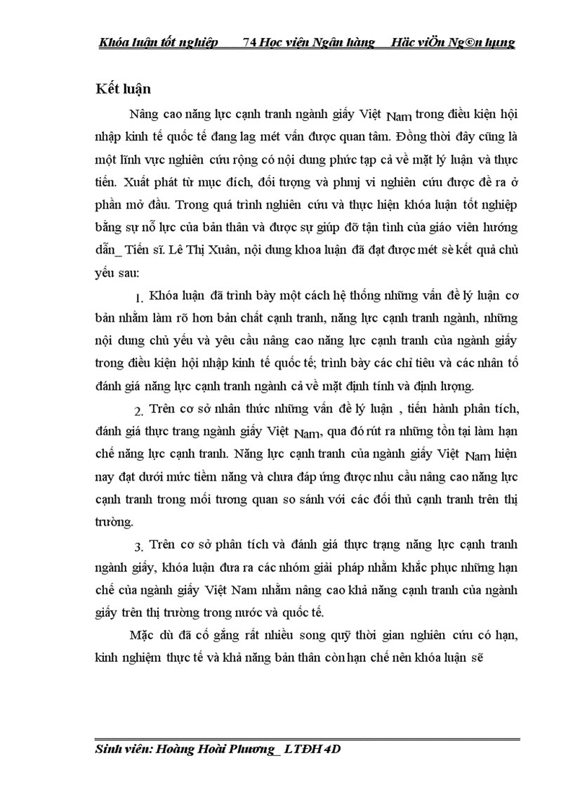 image for page Năng lực cạnh tranh và các giải pháp tài chính nâng cao năng lực cạnh tranh của ngành giấy Việt Nam trong điều kiện hội nhập kinh tế quốc tế 1