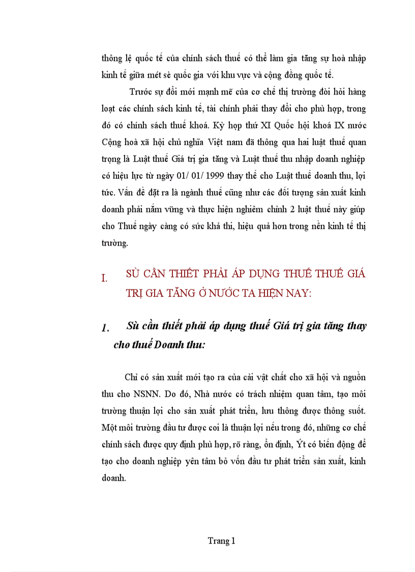 image for page Bàn về công tác quản lí thu thuế giá trị gia tăng ở khu vực kinh tế cá thể trên địa bàn quận Ba đình 1
