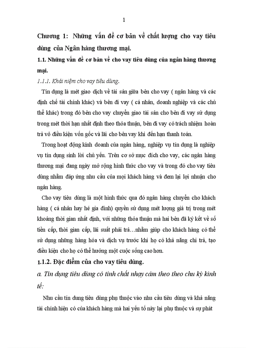 image for page Nâng cao chất lượng cho vay tiêu dùng tại Ngân hàng Công Thương tỉnh Nam Định