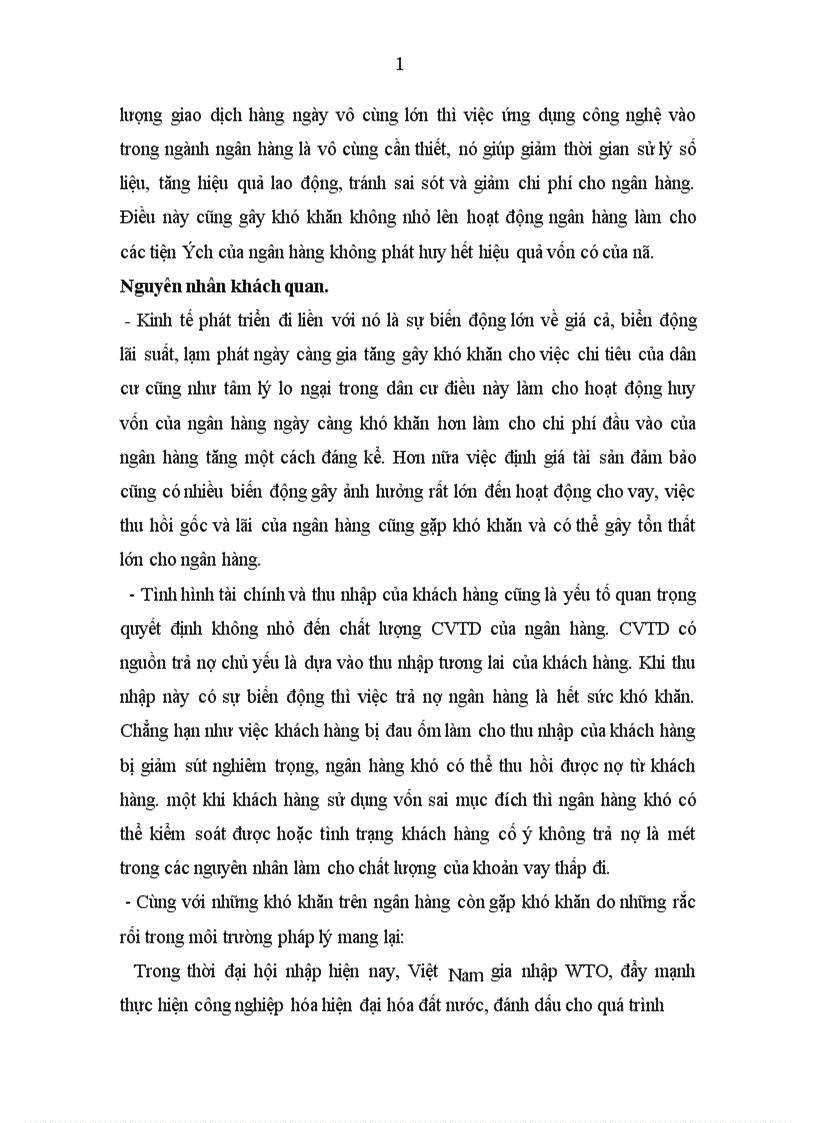 image for page Nâng cao chất lượng cho vay tiêu dùng tại Ngân hàng Công Thương tỉnh Nam Định