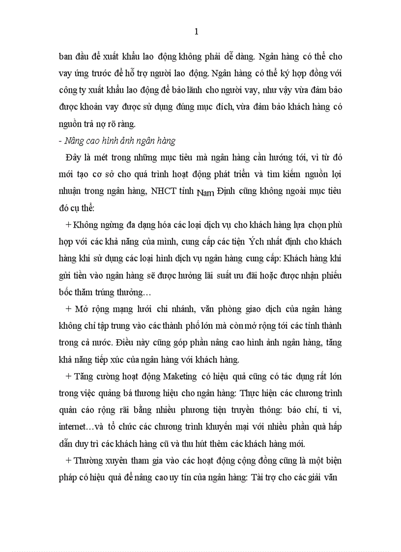 image for page Nâng cao chất lượng cho vay tiêu dùng tại Ngân hàng Công Thương tỉnh Nam Định