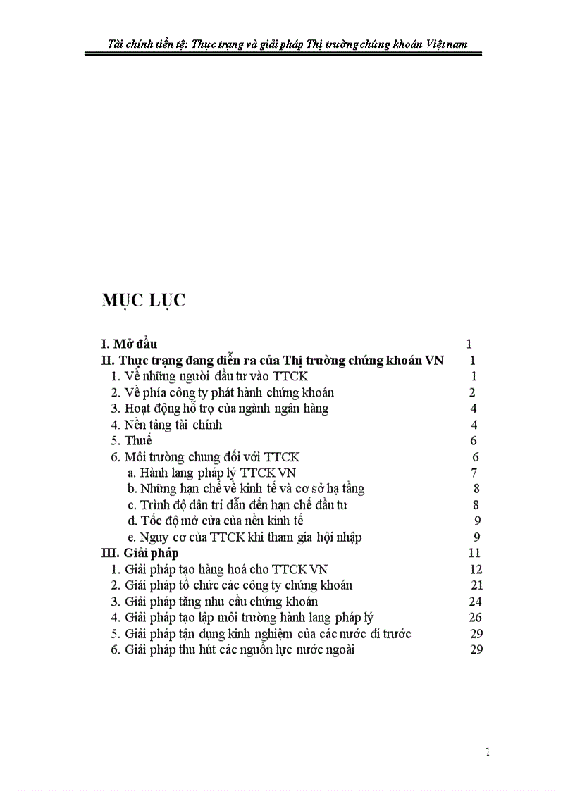 image for page Thực trạng và giải pháp Thị trường chứng khoán Việt nam 1