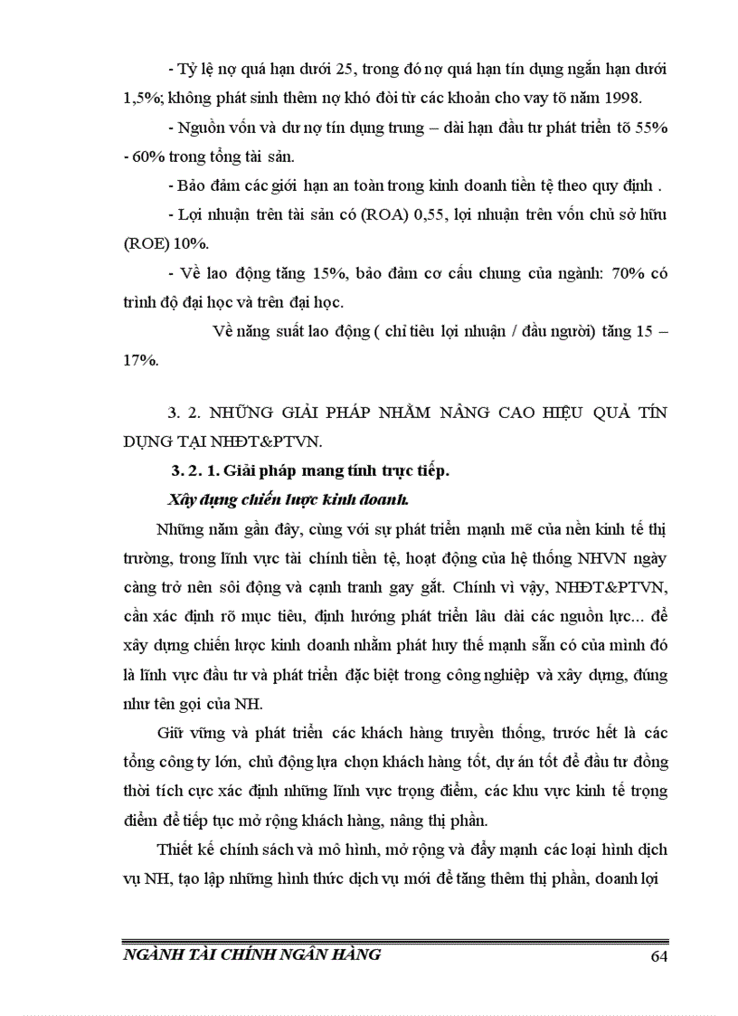 image for page Giải pháp nâng cao hiệu quả tín dụng trung dài hạn tại Ngân Hàng đầu tư và phát triển việt nam 1