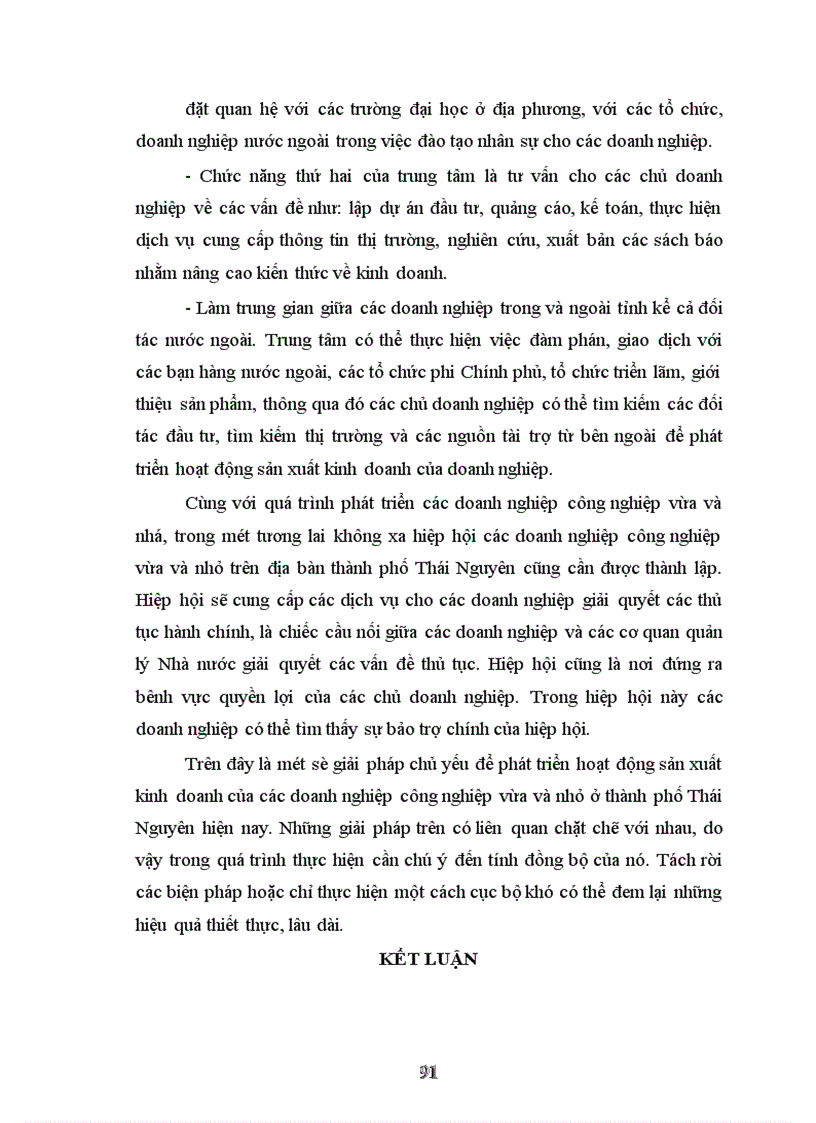 image for page Phát triển doanh nghiệp công nghiệp vừa và nhỏ trên địa bàn Thành phố Thái Nguyên Thực trạng và một số giải pháp 1