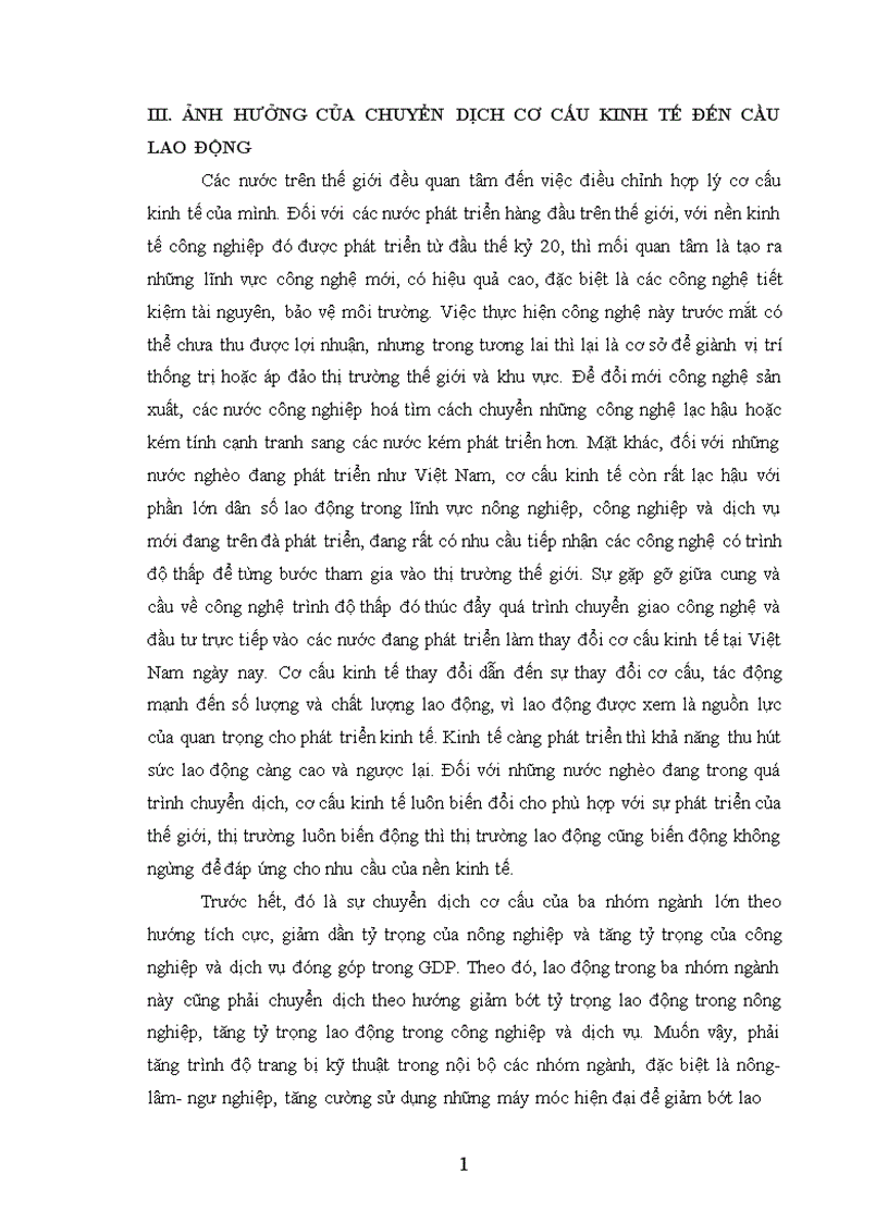 image for page Cầu lao động trong chuyển dịch cơ cấu kinh tế ở Việt Nam hiện nay 1