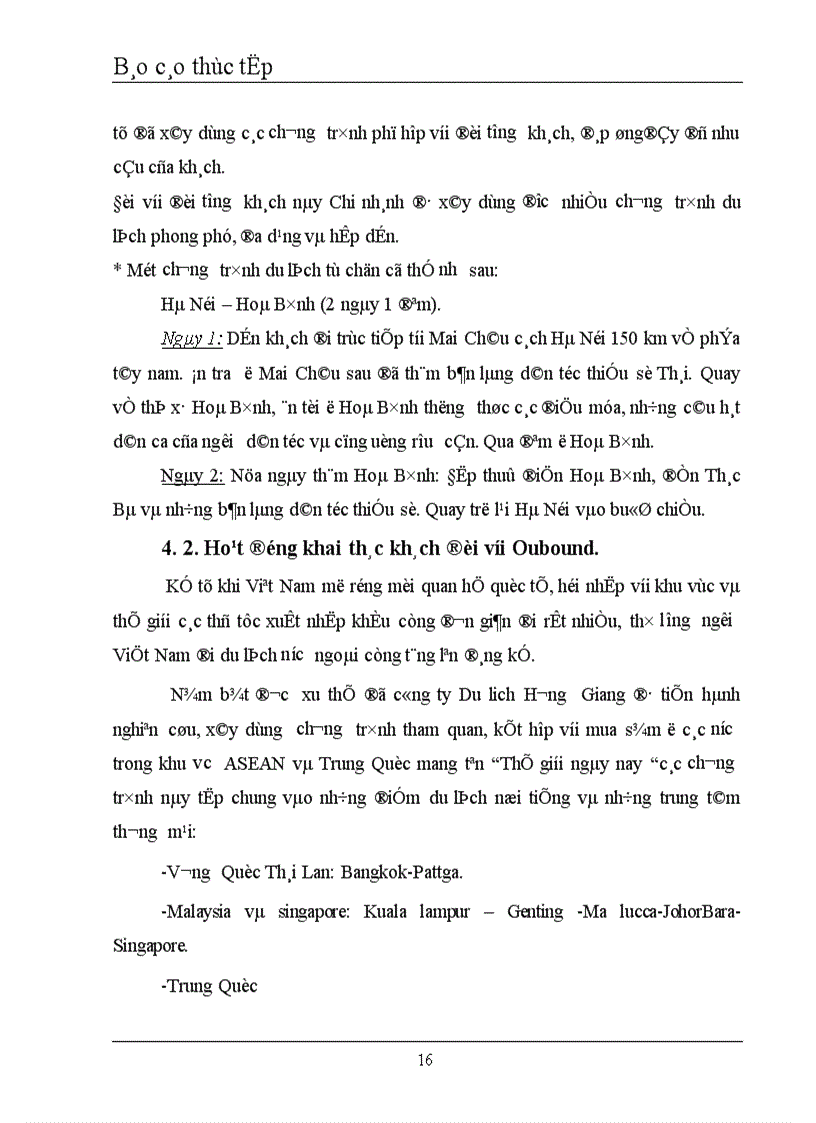 image for page Phân tích đánh gía thực trạng sản xuất kinh doanh của Công ty Du Lịch Hương Giang