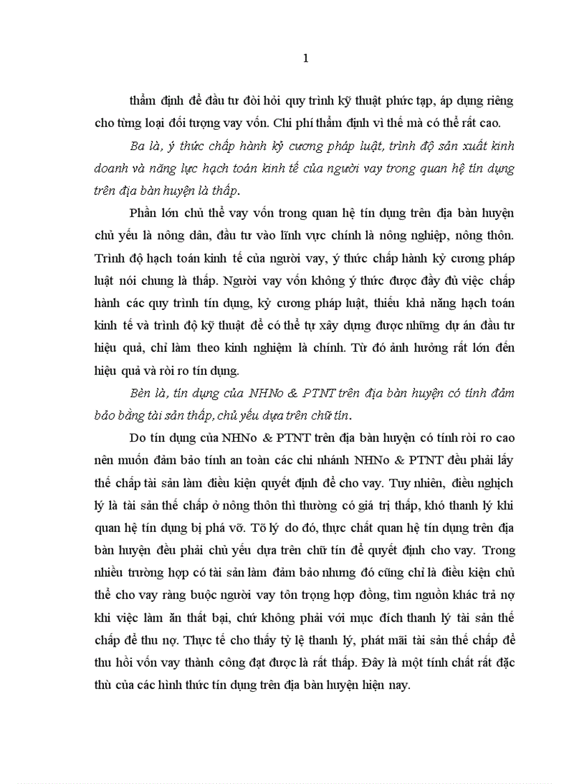 image for page Tín dụng của Ngân hàng Nông nghiệp và phát triển nông thôn đối với phát triển kinh tế xã hội ở Đại Lộc Quảng Nam 1