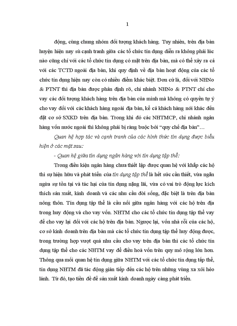 image for page Tín dụng của Ngân hàng Nông nghiệp và phát triển nông thôn đối với phát triển kinh tế xã hội ở Đại Lộc Quảng Nam 1