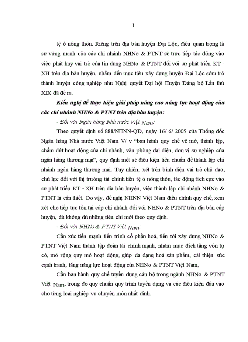 image for page Tín dụng của Ngân hàng Nông nghiệp và phát triển nông thôn đối với phát triển kinh tế xã hội ở Đại Lộc Quảng Nam 1