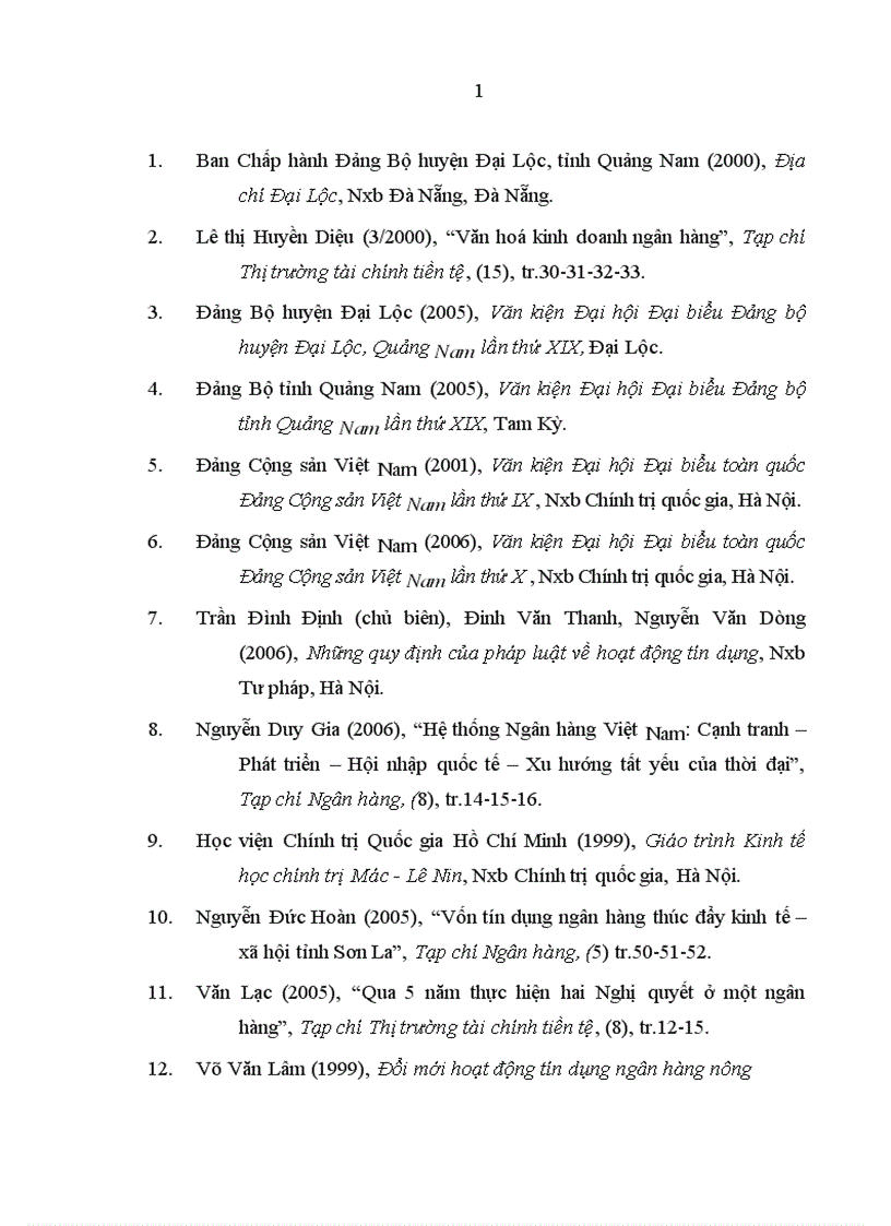 image for page Tín dụng của Ngân hàng Nông nghiệp và phát triển nông thôn đối với phát triển kinh tế xã hội ở Đại Lộc Quảng Nam 1