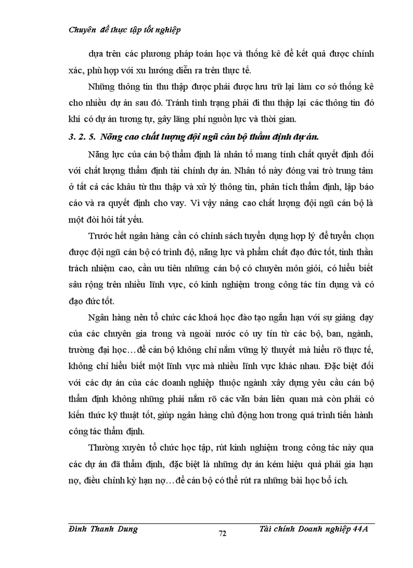 image for page Nâng cao chất lượng thẩm định tài chính dự án trong cho vay tại chi nhánh ngân hàng Công thương Ba Đình đối với các doanh nghiệp ngành xây dựng 1