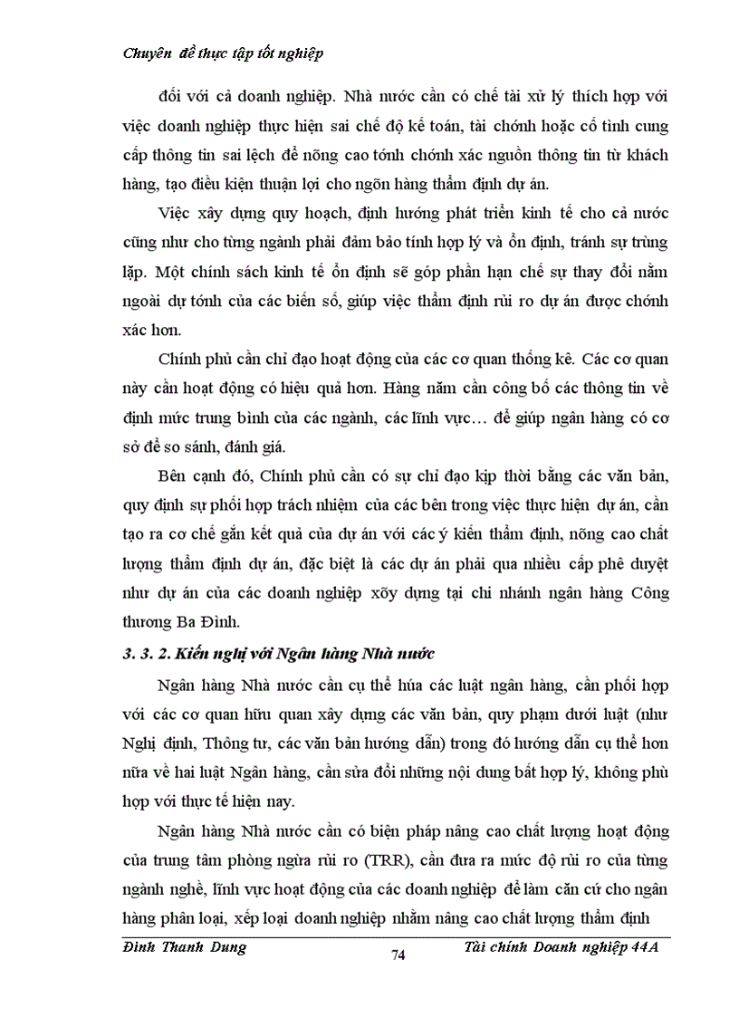 image for page Nâng cao chất lượng thẩm định tài chính dự án trong cho vay tại chi nhánh ngân hàng Công thương Ba Đình đối với các doanh nghiệp ngành xây dựng 1