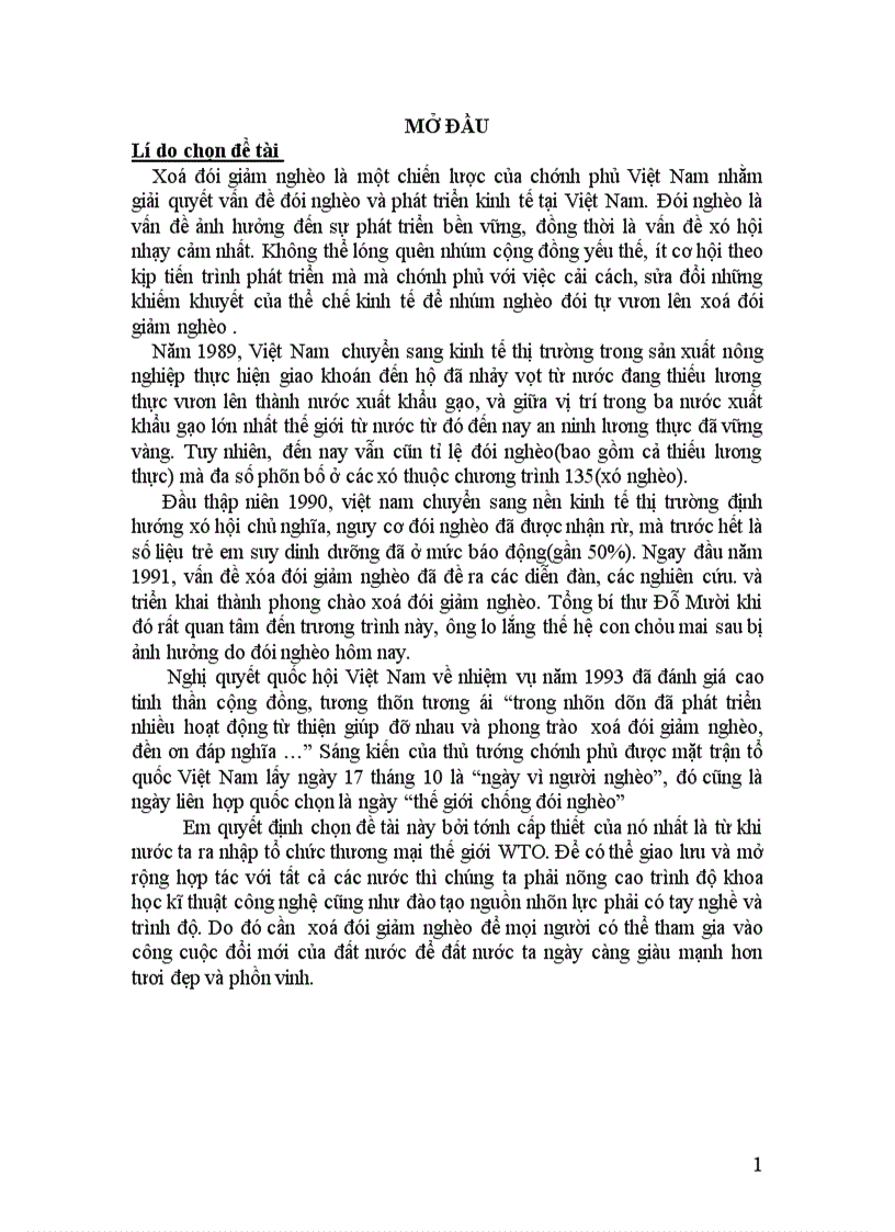 image for page Vấn đề xoá đói giảm nghèo ở nước ta hiện nay 1