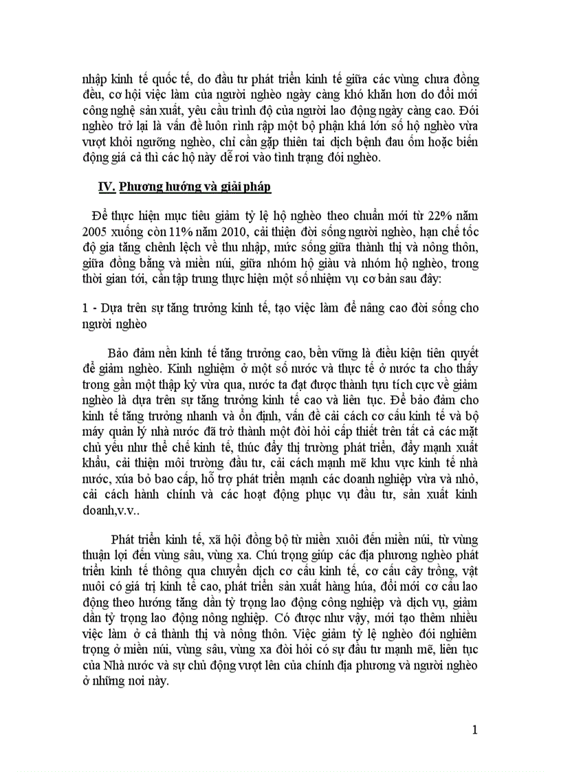 image for page Vấn đề xoá đói giảm nghèo ở nước ta hiện nay 1